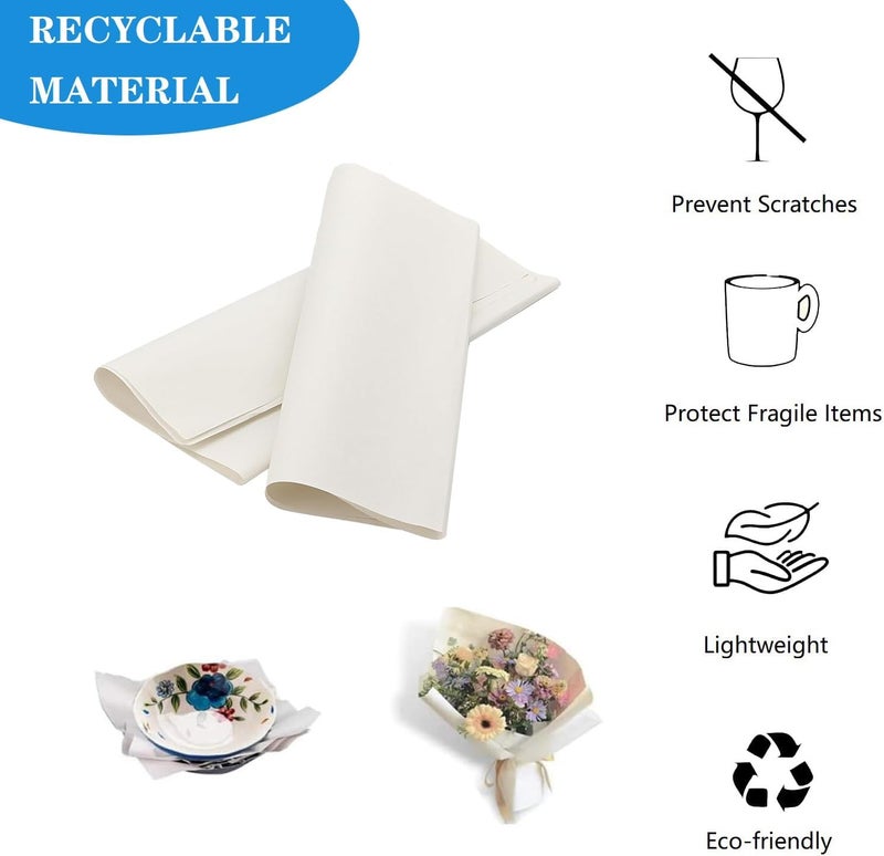 UMOVE Large Packing Paper Sheets for Moving Supplies Bulk Newsprint Packaging Moving Paper for Wrapping Shipping Packing Material 150 Sheets 12 * 24in &27 * 17in & 24 * 24in - Image 3